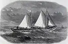 An 1863 tubular lifeboat from New Brighton