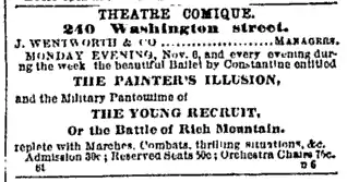Advertisement, 1865