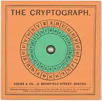 "Cryptograph," 1869 (Library of Congress)