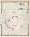 1872 Atlas Map of Antarctica
