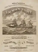 Inman Line March by A.E. Warren, performed at the World's Peace Jubilee and International Musical Festival, 1872