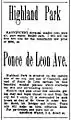 1893 ad for Highland Park