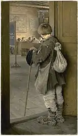 At the School Doors, 1897