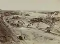 An ore quarry in 1899