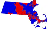 Party composition of the Massachusetts House of Representatives following the 2014 election