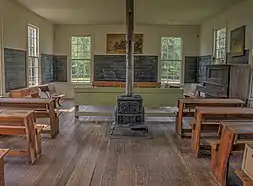 School house interior, 1891