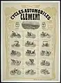 1901 – Cycles Automobiles Clément – advertisement for Clément-Panhard Cars.
