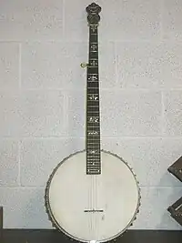 A 1902 cello banjo in Destler's collection