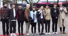 Pentagon heading to KBS for Music Bank recording session in 2019