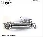 1911 Simplex Model 50 Chassis