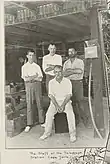 The staff of the telegraph station at Cape York. 1917.