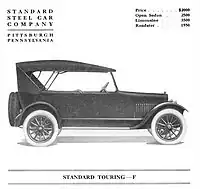 1917 Standard Eight Model F Touring Car