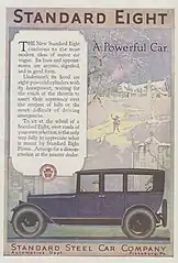 1919 Standard Eight advertisement