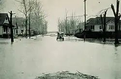 The 1927 flood in Mounds