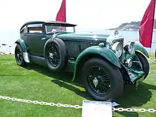 1930 Gurney Nutting Sportsman Coupé, often believed to be the car that raced the Blue Train was actually delivered two Barnato weeks after the race. Photo from 2009 Concours.