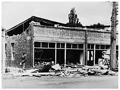 1931 Hawkes Bay Earthquake - Baker and Pastrycook shop, Waipawa