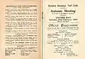 1933 Futurity Stakes raceday officials & information for patrons