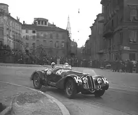 Biondetti and Stefano wins 1938 Mille Miglia.
