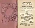 Inside cover of the 1945 Tramway Handicap racebook showing raceday officials.