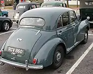 Morris Minor Series II four-door saloonregistered October 1953