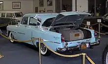 1954 Chrysler New Yorker - view of Howard Hughes' special aircraft-grade air filtration system