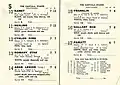 Starters and results of the 1954 Cantala Stakes.