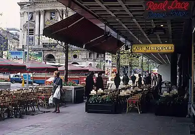 The Café Métropole in the 1980s