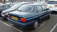 Post-facelift Escort Saloon (Equipe trim level) - after the Orion name was dropped