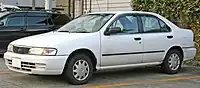 1995–1997 Nissan Sunny EX Saloon (first facelift, Japan)