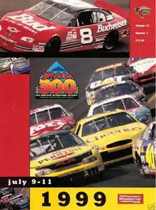 1999 Jiffy Lube 300 program cover, costing $10 (USD)