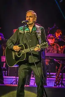 Diamond performing in 2015