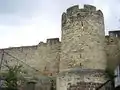 St. James Tower, seen from outside the walls