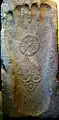 1st century Gandhara Buddha footprint