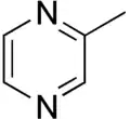 2-Methylpyrazine (found in roasted sesame)