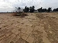 Tiles near the south-west side of the ziggurat