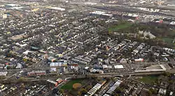 Aerial view of the McKinley Park neighborhood.