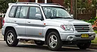 2001–2002 Mitsubishi Pajero iO ZR 5-door wagon (Australia)