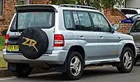 2001–2002 Mitsubishi Pajero iO ZR 5-door wagon (Australia)