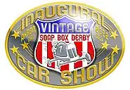 Inaugural Vintage Derby Car Show commemorative belt buckle design