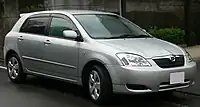 2002 Toyota Corolla hatchback (first facelift, Japan)