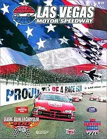 The 2002 UAW-DaimlerChrysler 400 program cover.