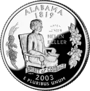 Alabama quarter dollar coin