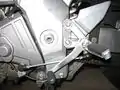 Gearshift on a 2003 SV650S motorcycle.