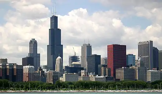 Willis Tower in Chicago was the first building to use the bundled-tube design.