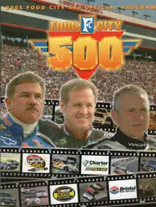 The 2005 Food City 500 program cover.