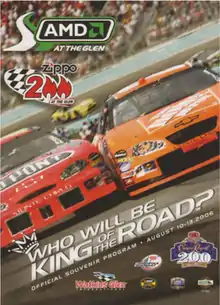 2006 AMD at The Glen program cover