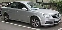 Post-facelift Vauxhall Vectra (United Kingdom)