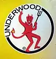2008 logo from Underwood Chicken Spread. Color and shading were added to the previous logo.