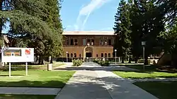 The Old Administration Building, Fresno State's first permanent building (now part of Fresno City College)