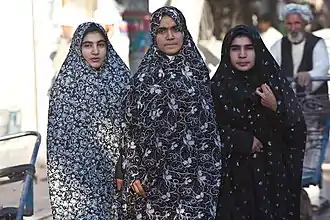 2009 Herat Afghanistan women wearing chador